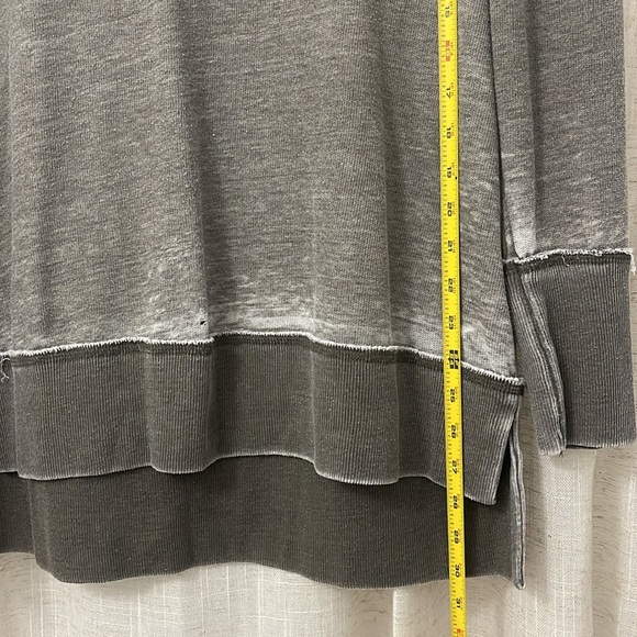 Lucky Brand Sweatshirt Gray Washed Size 1X - Picture 4 of 10